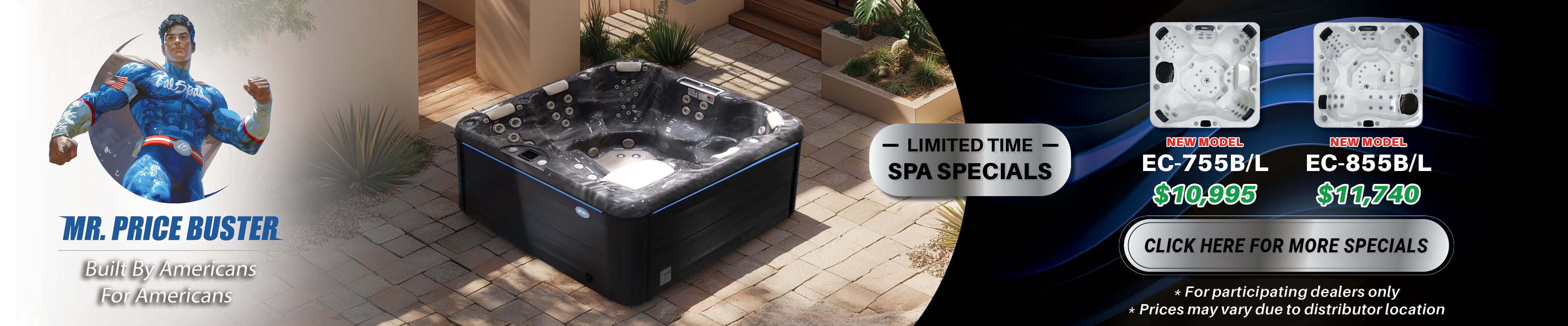 Calspas hot tub being used in a family setting - Richardson